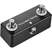 Muslady MOSKY DUAL SWITCH pie doble Interruptor de pedal Full Metal Shell